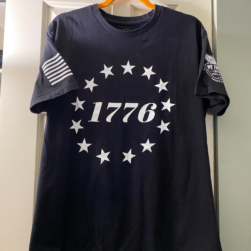 Classic Black 1776 Stars T-Shirt We The People Holsters